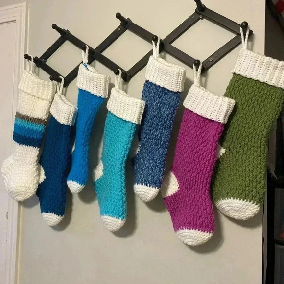 Coastal Beach‎ Ocean Nautical Theme Christmas Stockings - Handmade Stockings - Picture 3 of 11